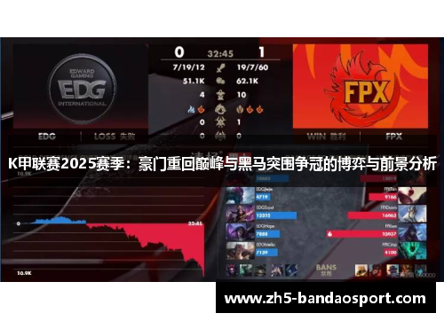K甲联赛2025赛季：豪门重回巅峰与黑马突围争冠的博弈与前景分析